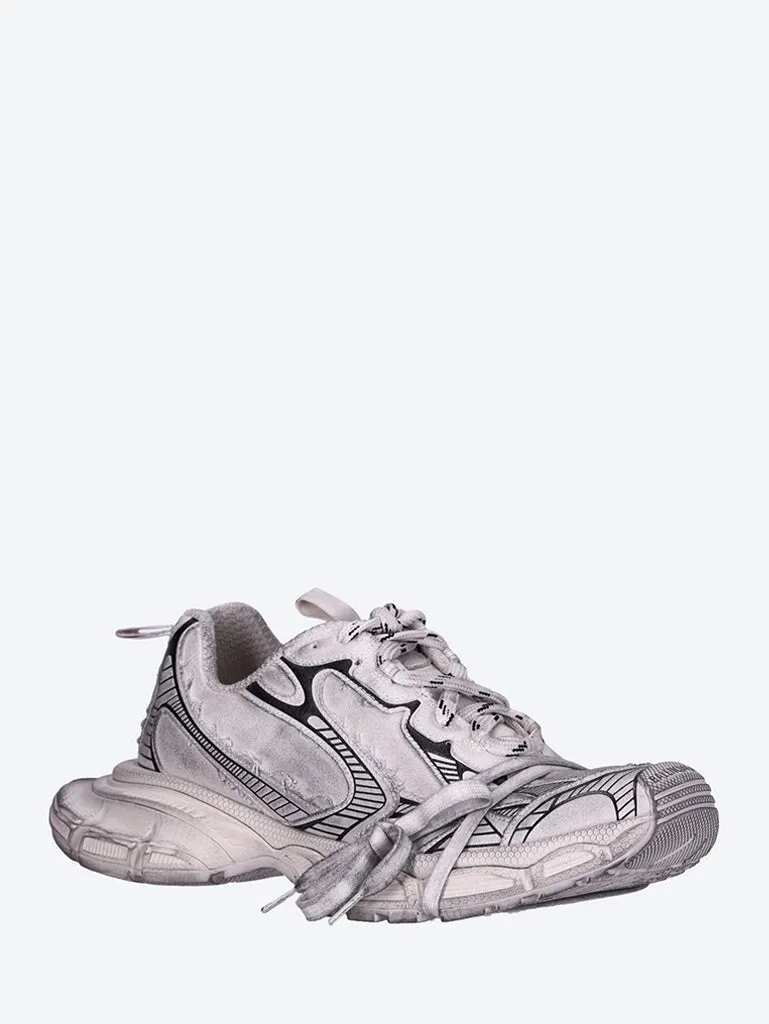3xl destroyed canvas low sneakers