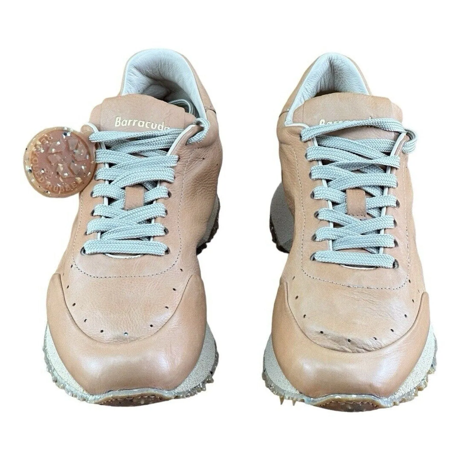 Barracuda Sneaks Shoes Impact Brown Leather women’s Size 5.5 US|36 EU