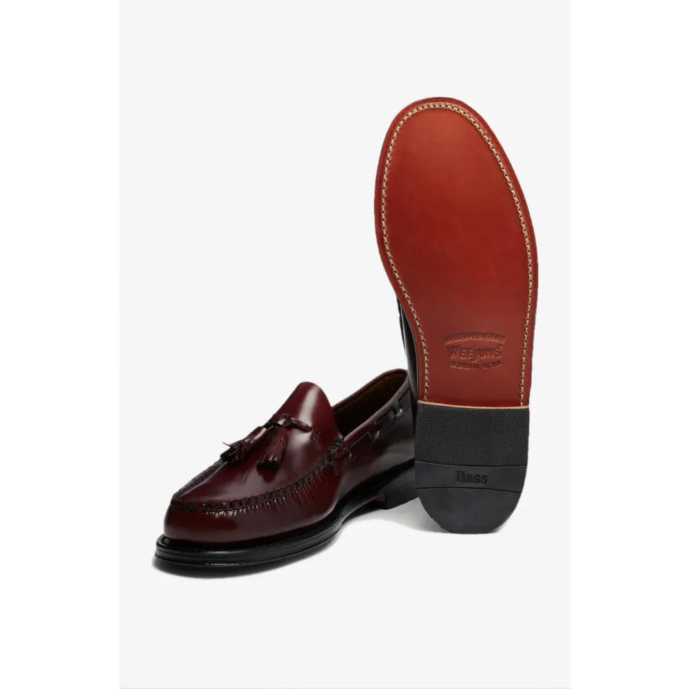 Bass Weejun - Larkin Leather Sole Moc Wine - Tassel Loafer