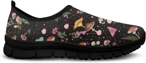 Binienty Slip on Sneakers for Women Men Art Printed Travel Loafers Round Toe Flat Sneakers Shoes Nurse Shoes