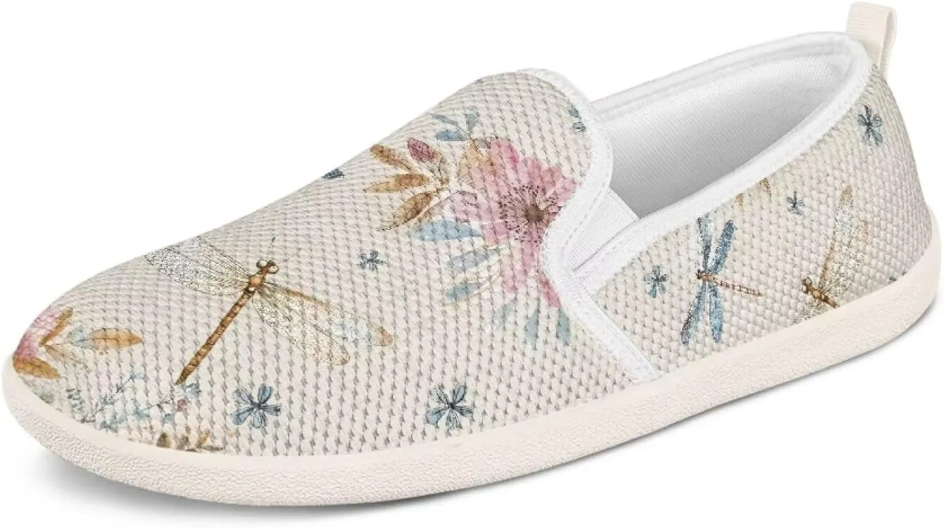 Binienty Women's Loafers & Slip-On Soft Golf Tennis Shoes Wide Width Sneakers Stretch Cloth Shoes