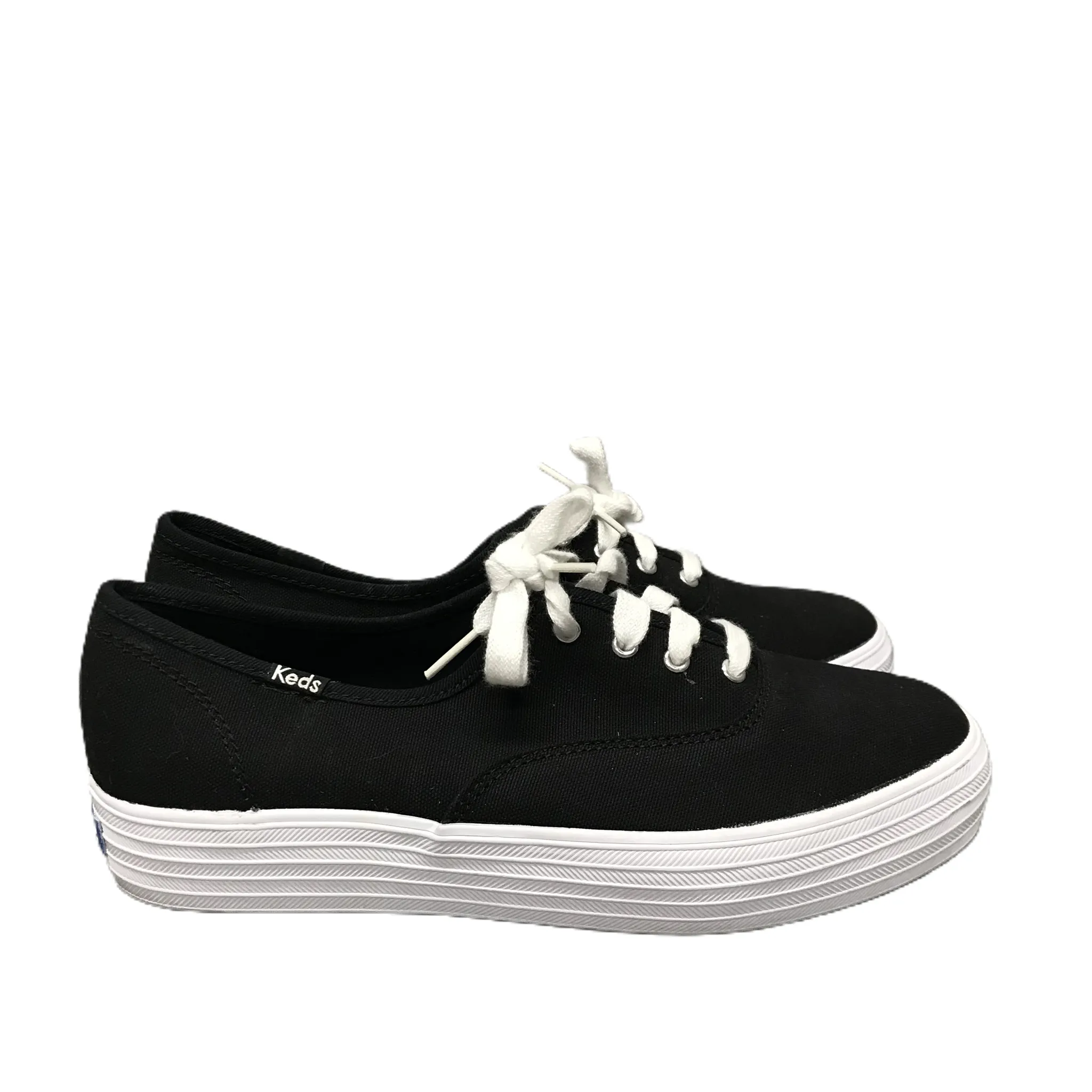 Black Shoes Sneakers By Keds, Size: 8.5