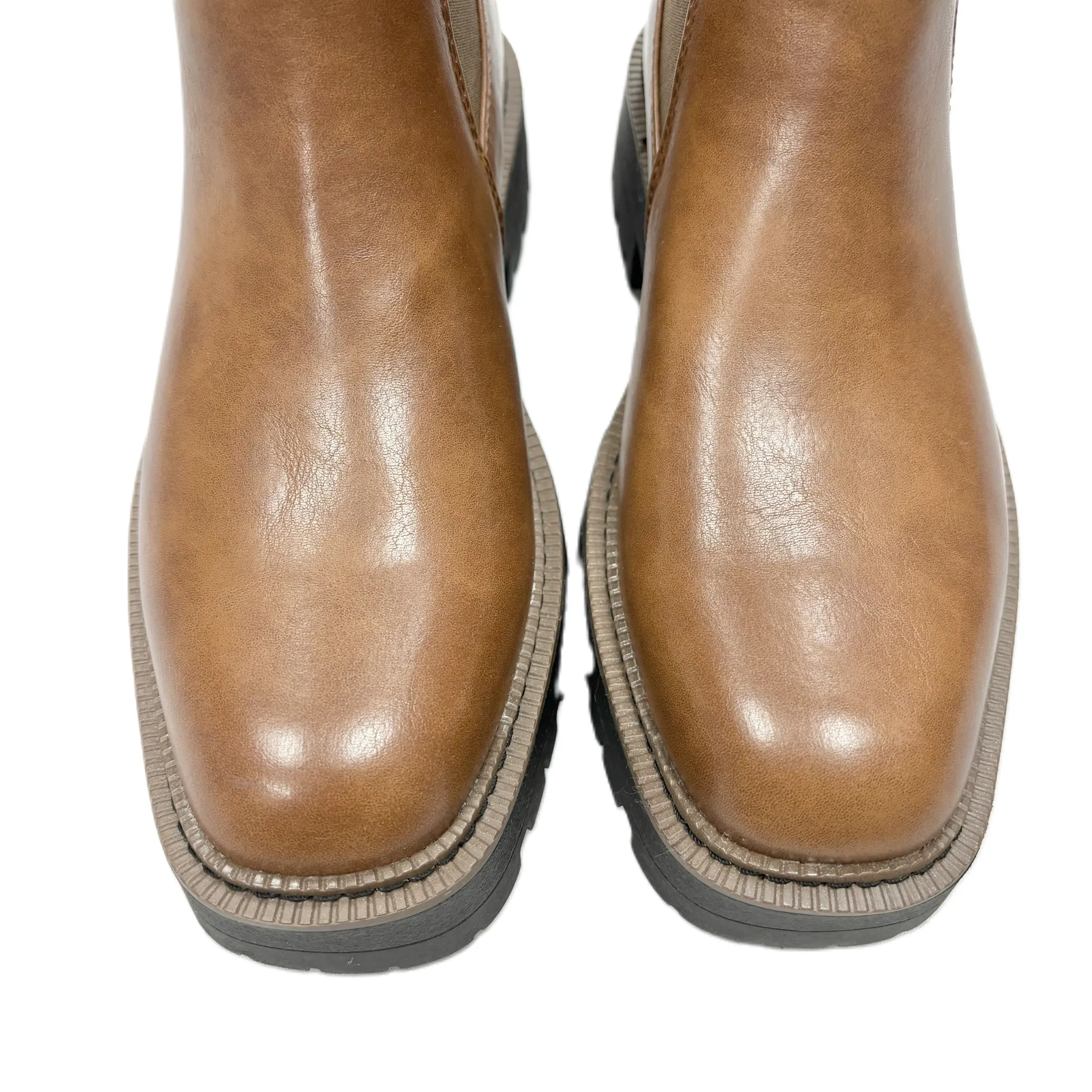 Boots Ankle Flats By Dream Paris In Brown, Size: 8