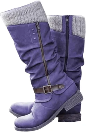Boots For Women Knee High Wide Width Cowboy Boots Cowgirl Western Pointed Toe Wide Calf Fashion Classic Boot