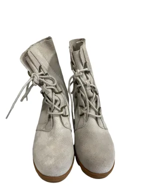 Boots Mid-calf Heels By Sorel In Taupe, Size: 10