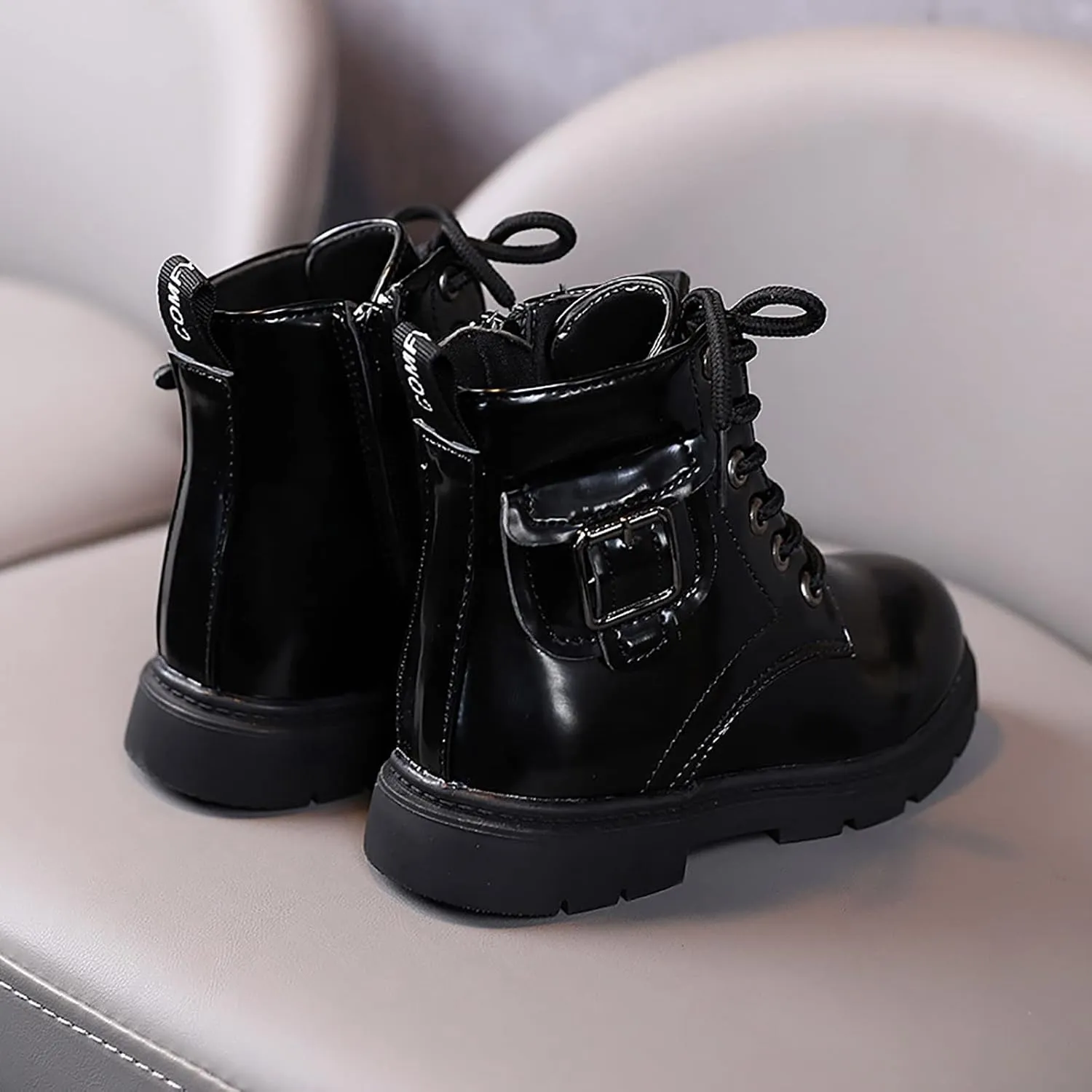 Boys and Girls Ankle Boots Short Boots Toddler Boots Waterpoor Leather Shoes Big Kids Boots