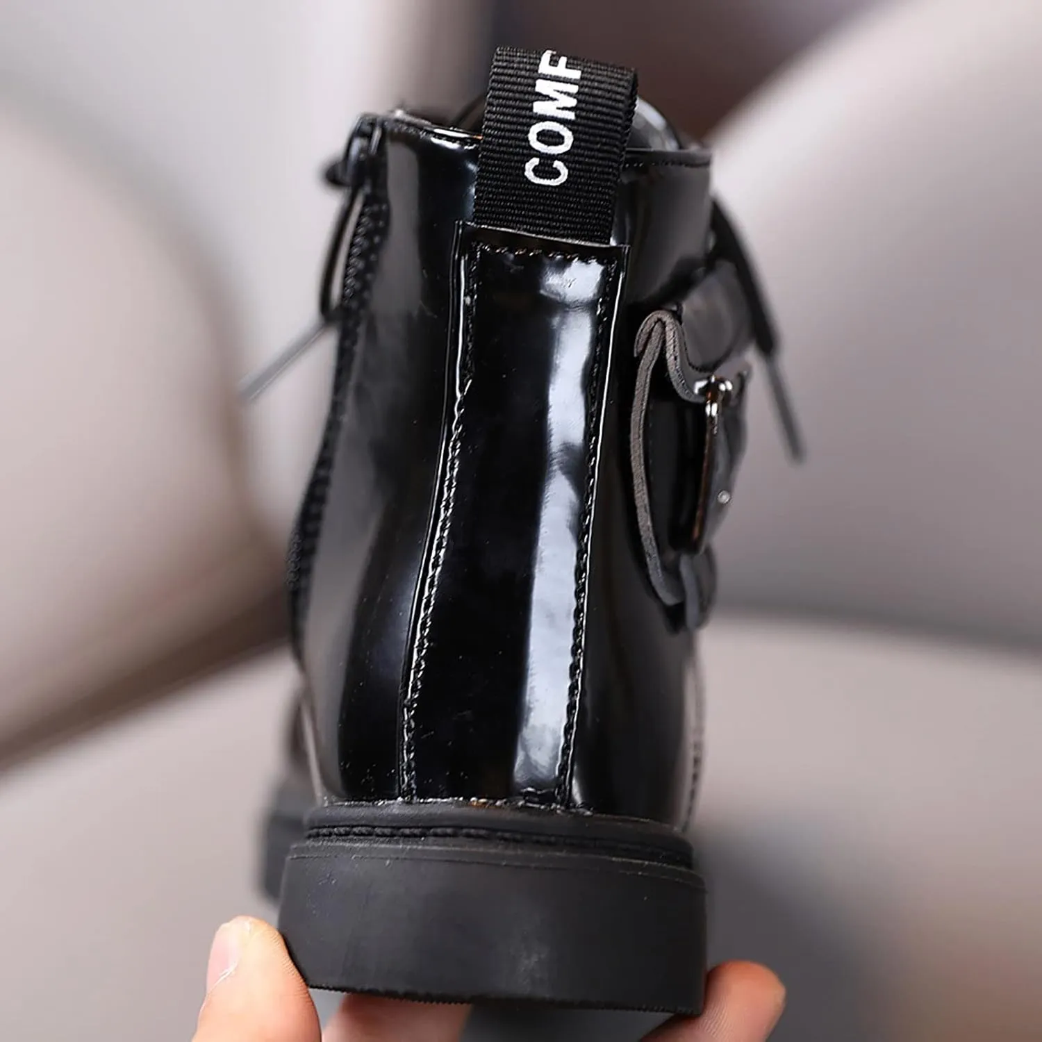 Boys and Girls Ankle Boots Short Boots Toddler Boots Waterpoor Leather Shoes Big Kids Boots