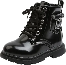 Boys and Girls Ankle Boots Short Boots Toddler Boots Waterpoor Leather Shoes Big Kids Boots