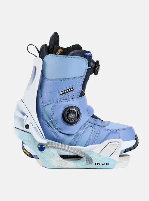 Burton Step On Snowboard Bindings Womens 2024 White / Graphic