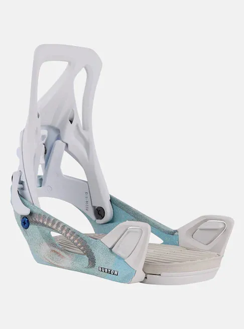 Burton Step On Snowboard Bindings Womens 2024 White / Graphic