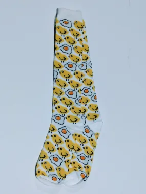 Chick & Egg Knee High Socks