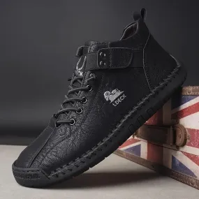 DAGY LEATHER SHOES - BLACK