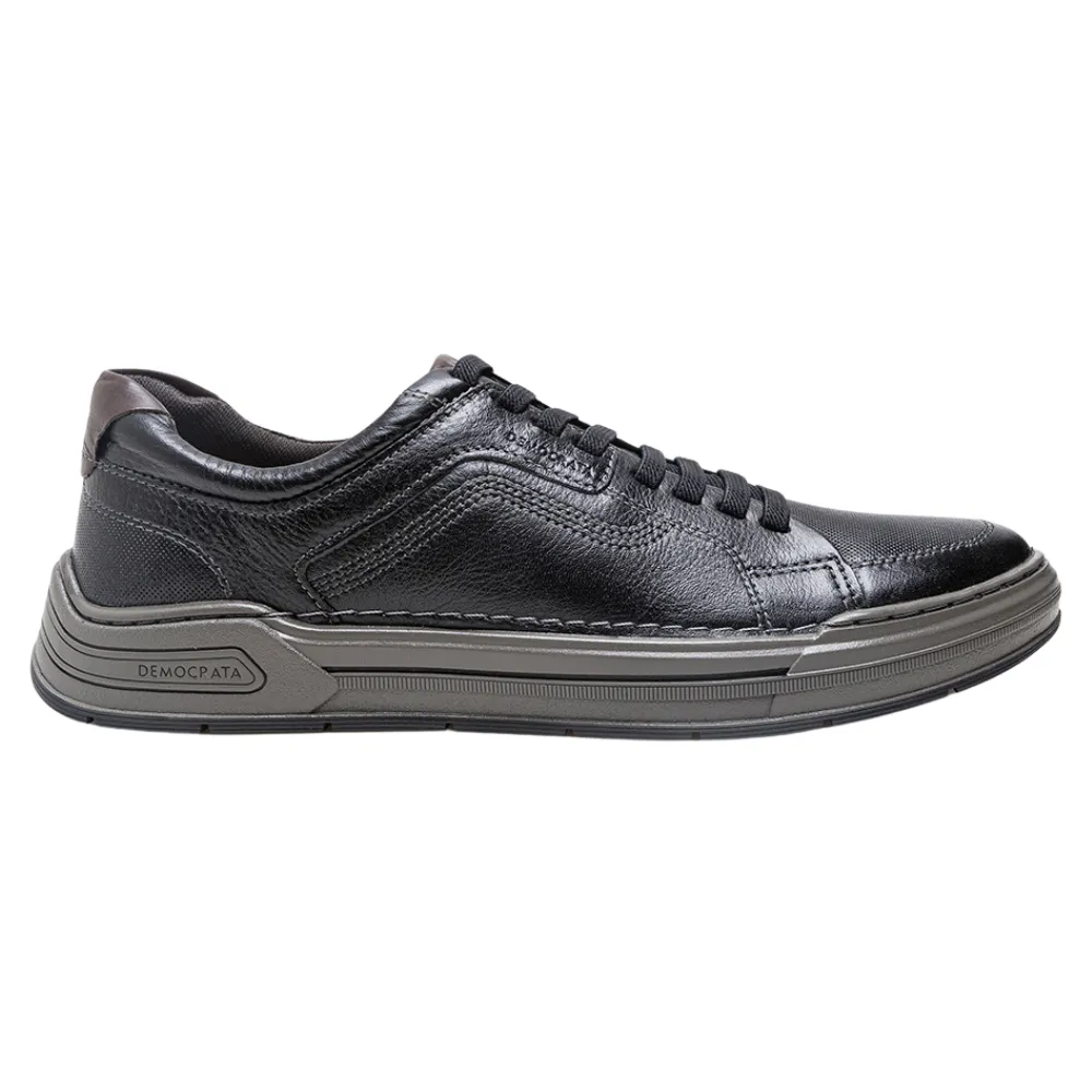 Democrata Volp Black/Tobacco Leather Slip-On (Men's)