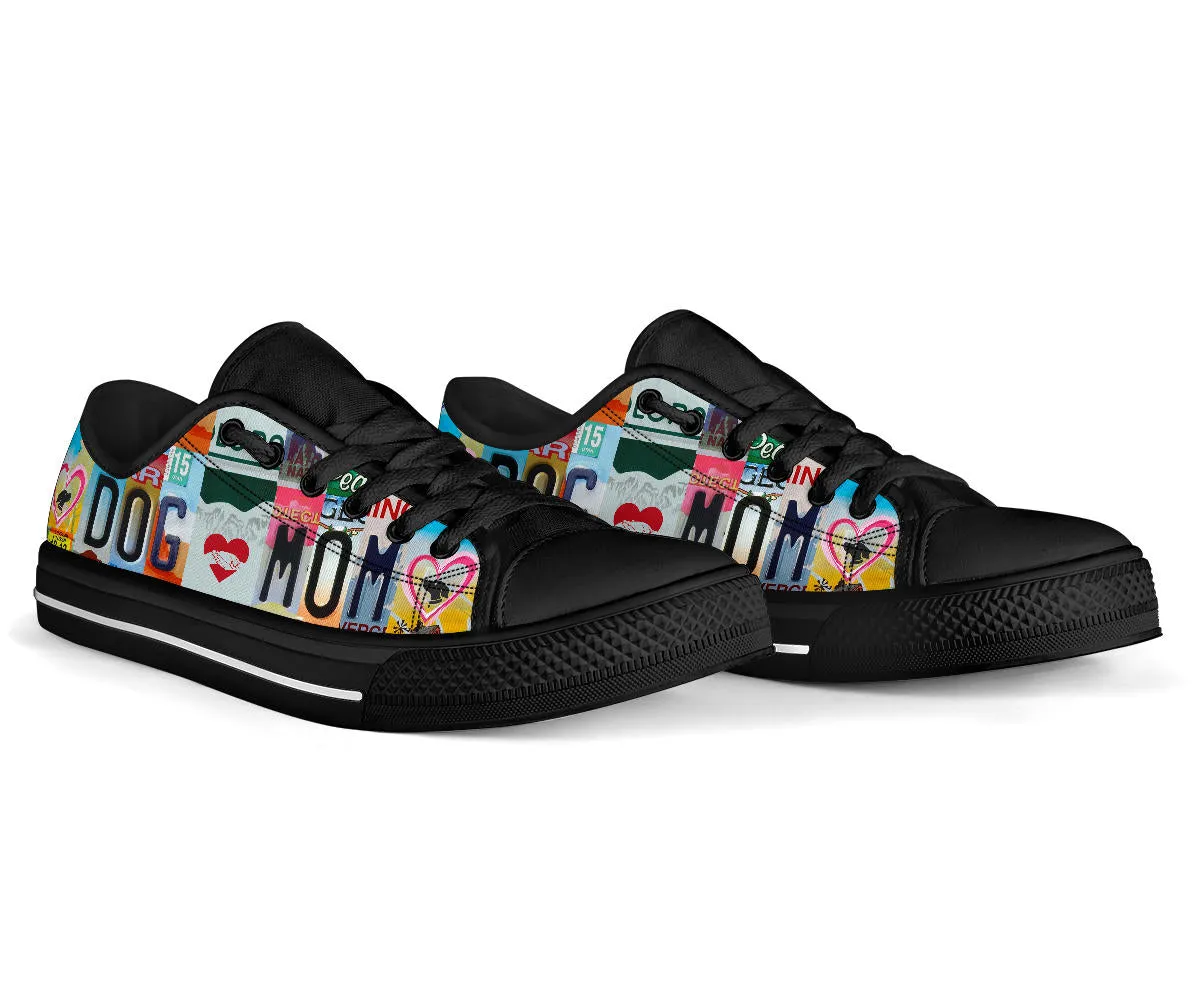Dog Mom License Plate Shoes
