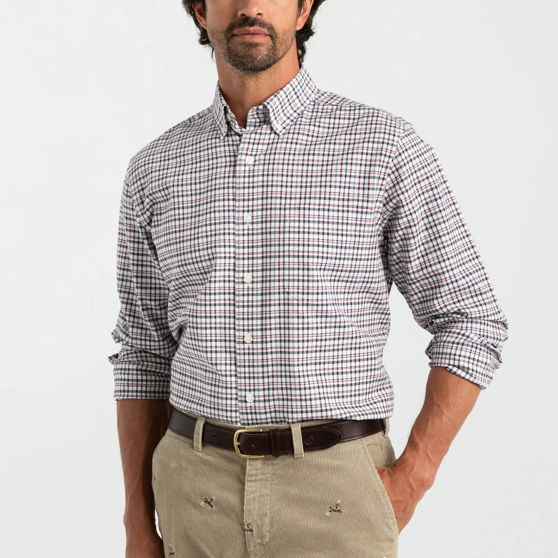 Duckhead Oxford Sport Shirt in Dafton Plaid