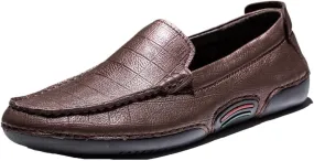 Fashion Mens Loafers Shoes Faux Leather Office Business Solid Color Round Toe Office Anti-Slip Non Slip Shoe Slip On