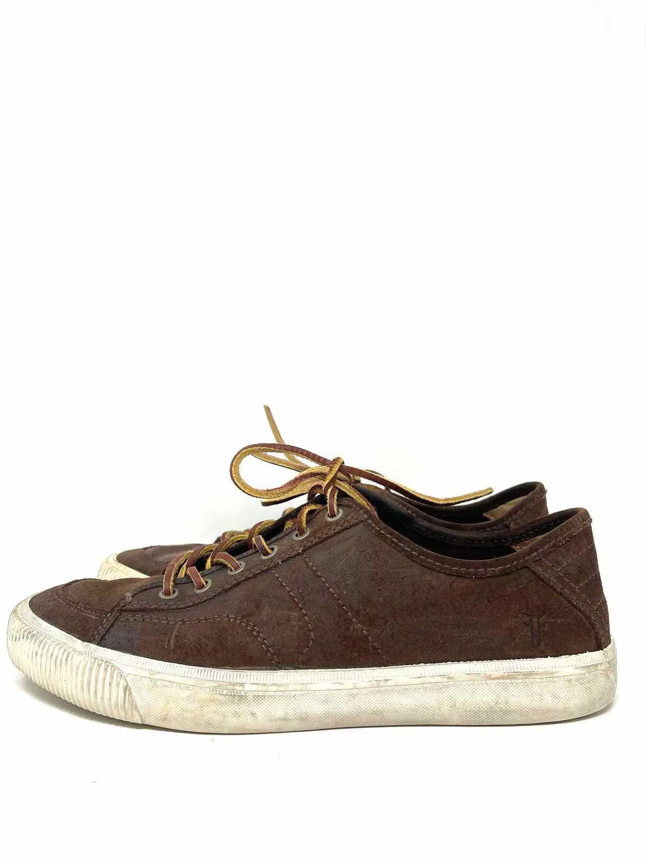 Frye Size 10.5 Brown Leather Men's Shoes Sneakers- Men's