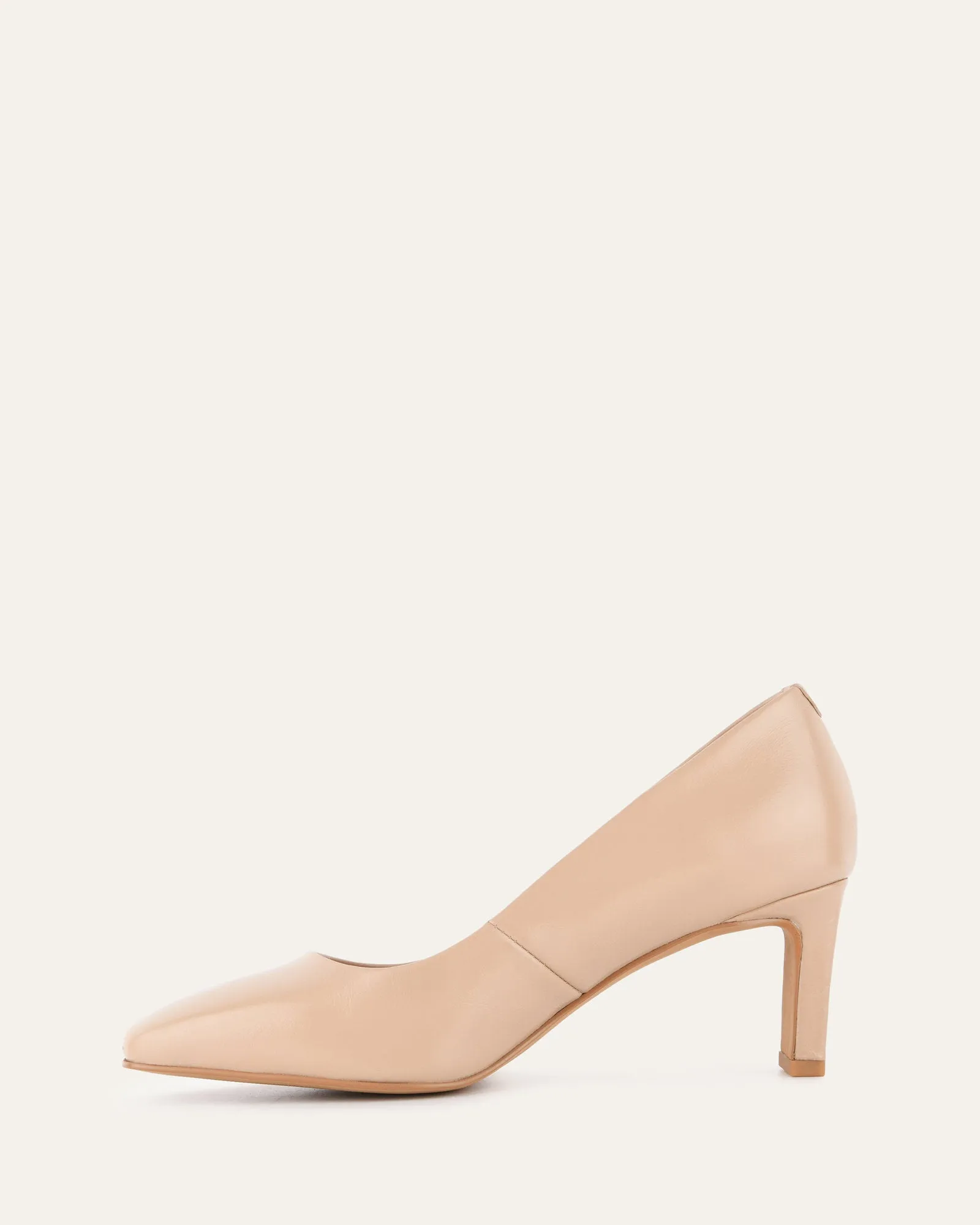JULIE MID HEELS BLUSH LEATHER