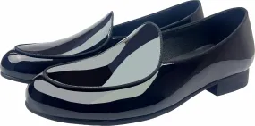 Justar Men's Leather Loafers Belgian Tuxedo Dress Shoes Slip-On Formal Prom Penny Loafers Banquet Flats