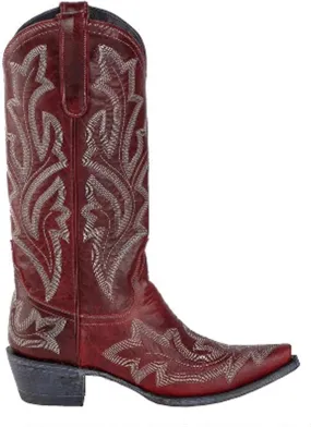 Lausiuoe Cowboy Boots For Women Wide Calf Wide Foot Cowgirl Western Boots Embroidery Low Heel Knee High Chunky Heel Boot