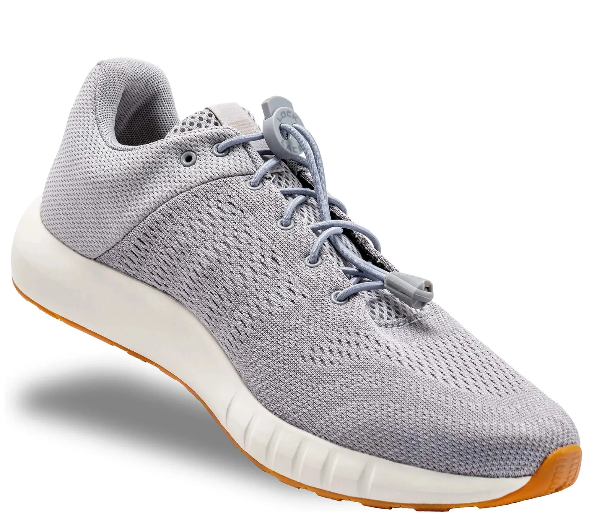 Lock Laces Solid Gray