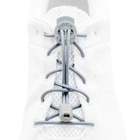 Lock Laces Solid Gray