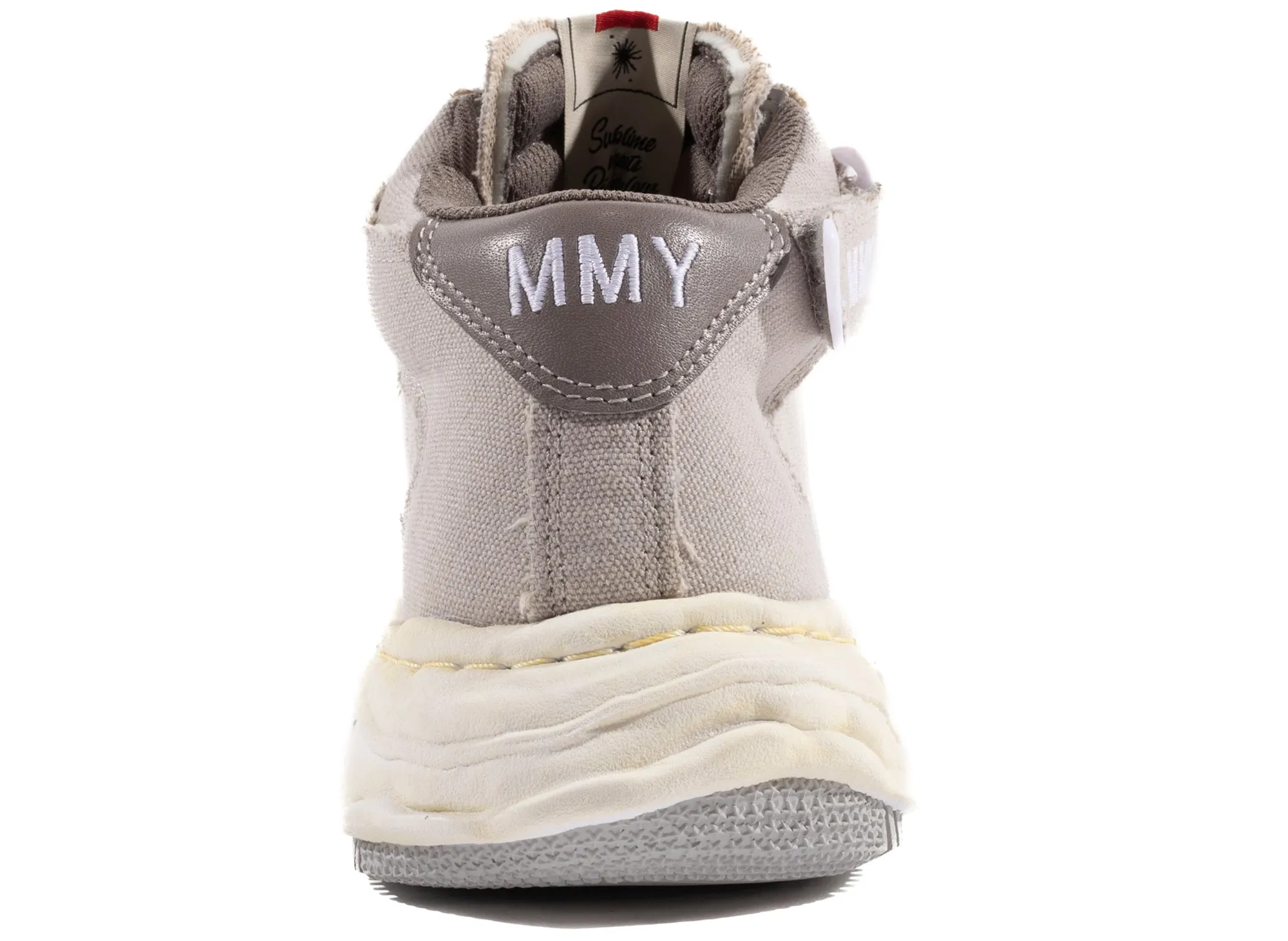 Maison Mihara Yasuhiro Canvas Wayne High-Top Sneaker in Grey