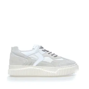 Malvina White Silver Chunky Sneakers