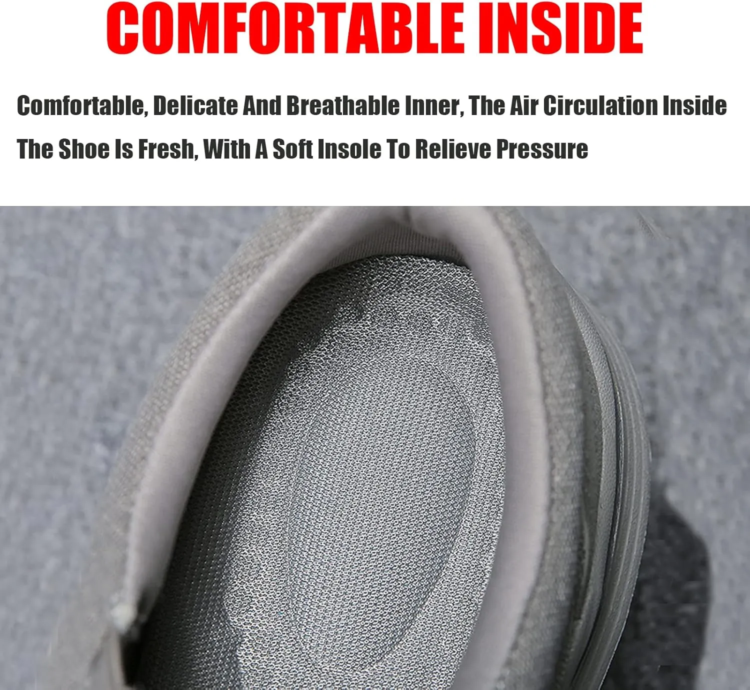 Men's Canvas Cloth Shoes Lightweight Breathable Slip-On Loafers,Outdoor Casual Platform Non Slip Soft Sport Walking Shoes