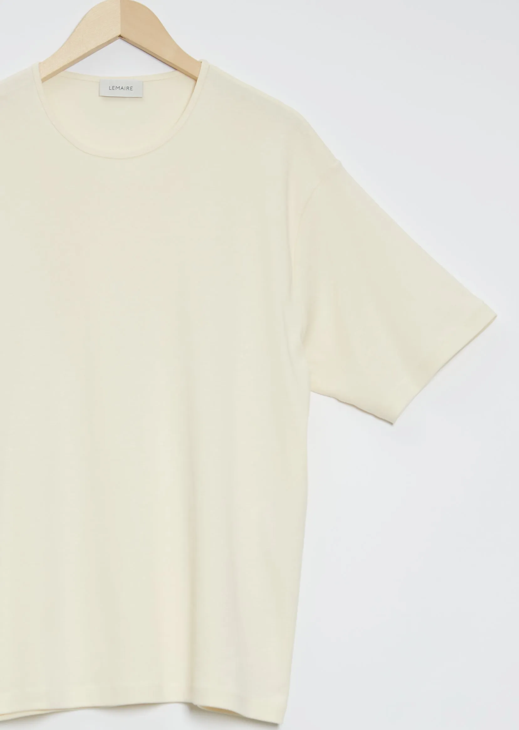 Men's Cotton T-Shirt — Light Cream