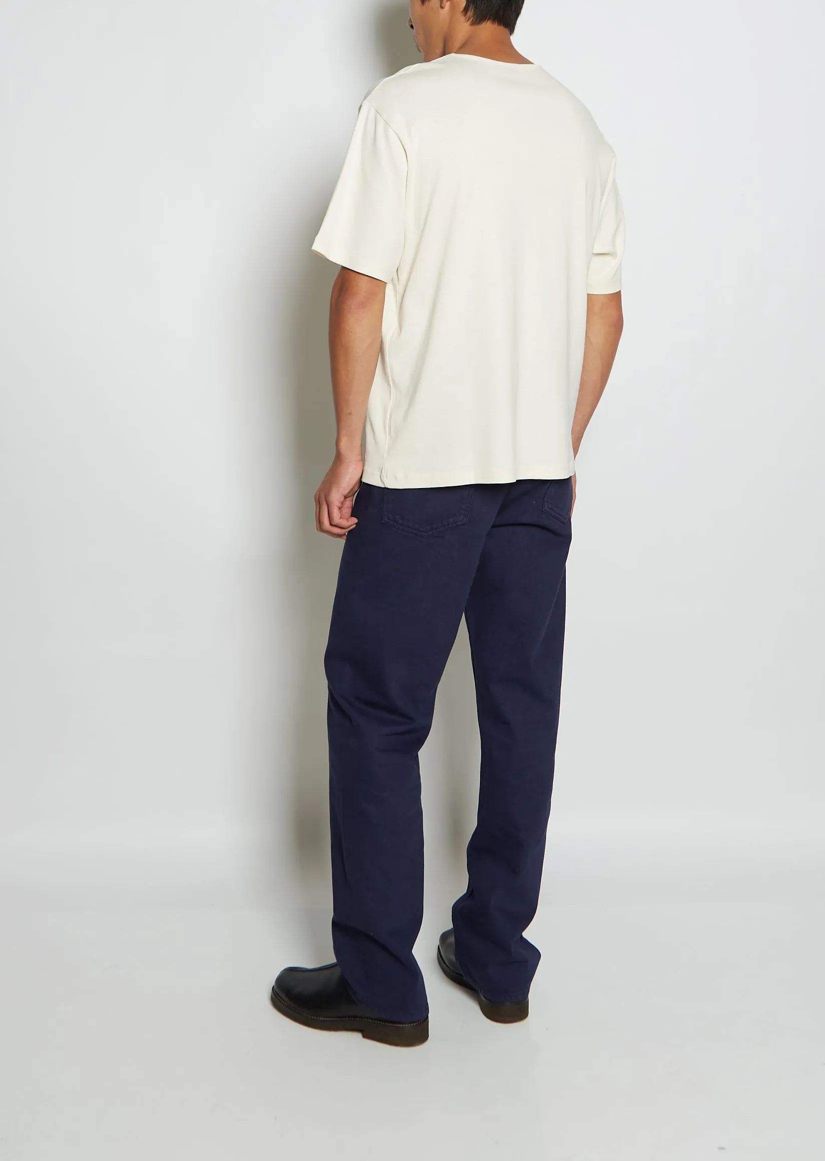 Men's Cotton T-Shirt — Light Cream