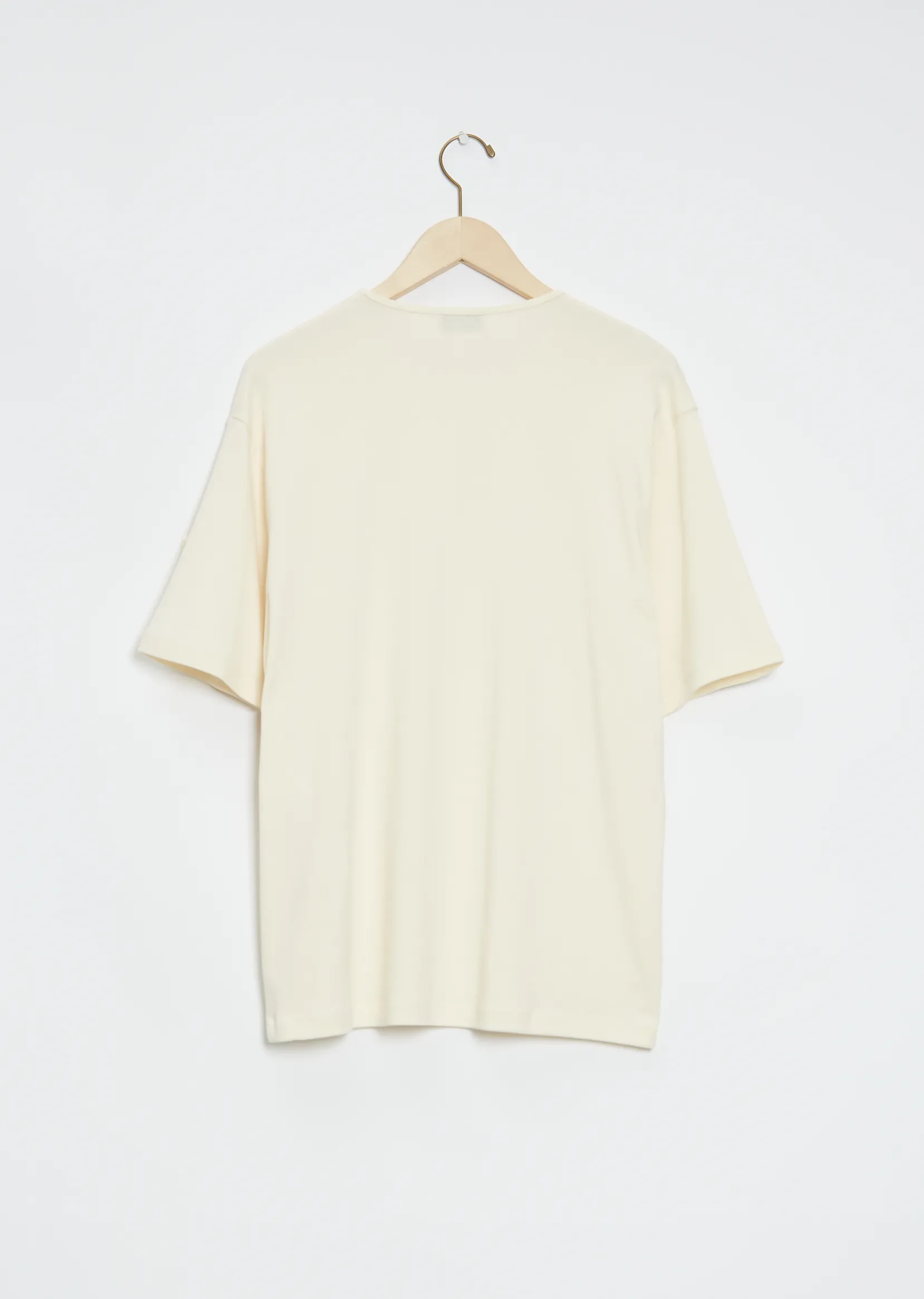 Men's Cotton T-Shirt — Light Cream
