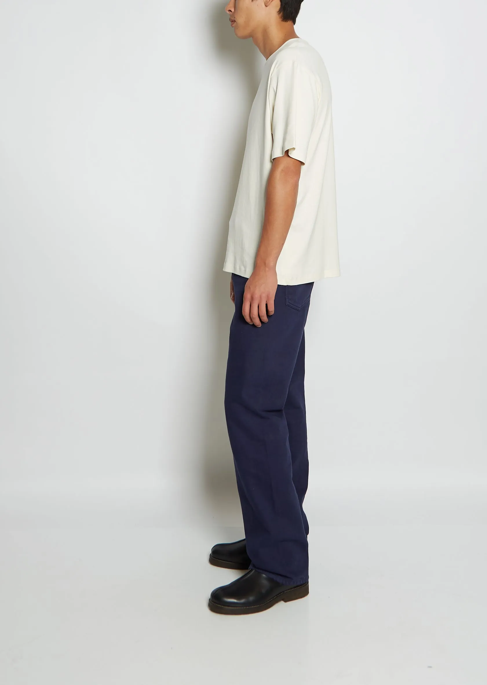 Men's Cotton T-Shirt — Light Cream