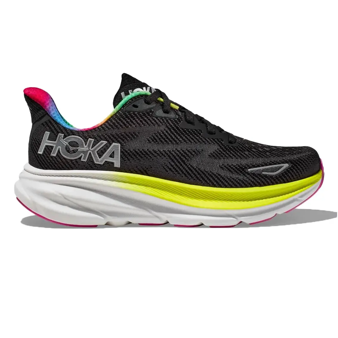 Mens Hoka Clifton 9 Running Shoes (Wide Fit) - Lightweight, Cushioned, Ultimate Comfort