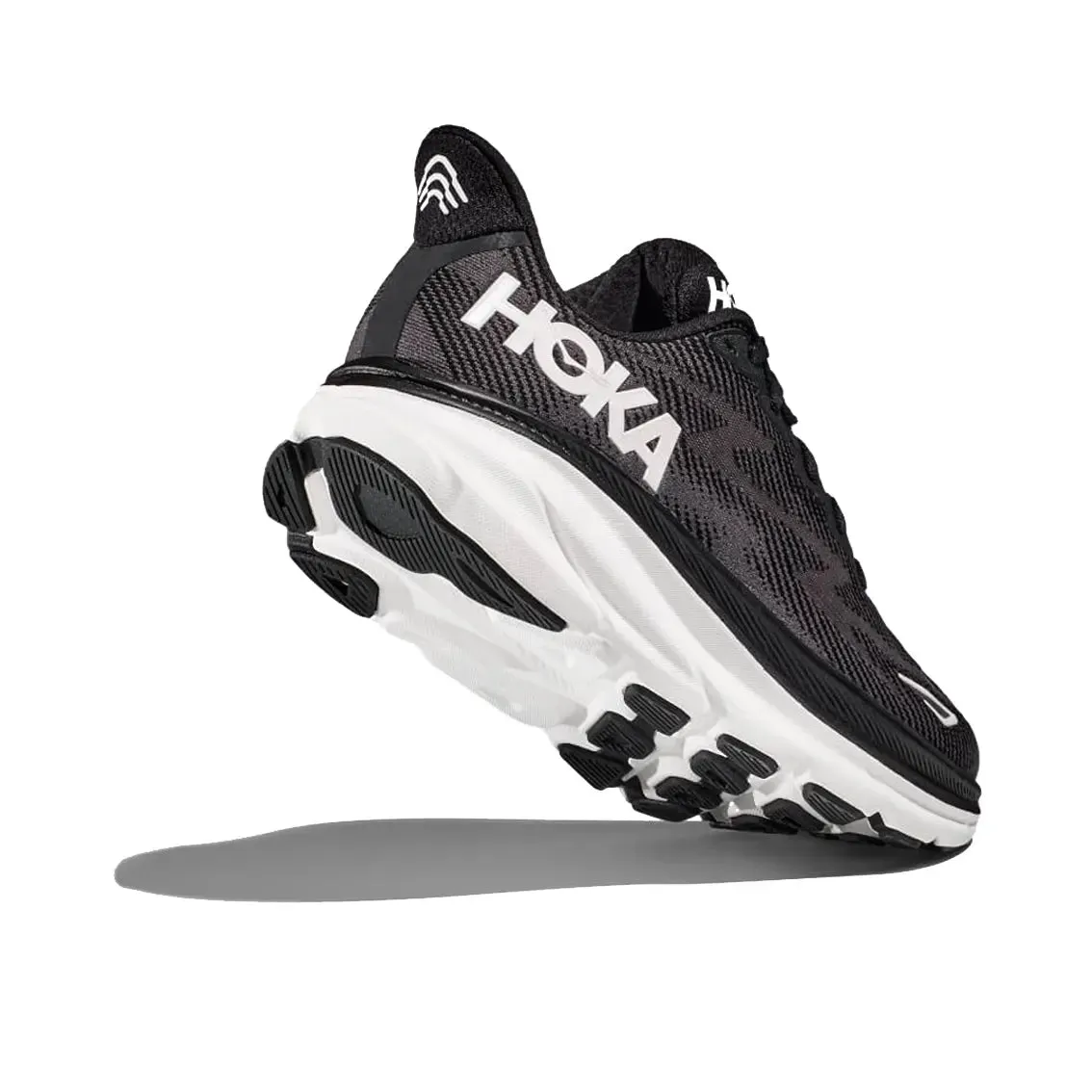 Mens Hoka Clifton 9 Running Shoes (Wide Fit) - Lightweight, Cushioned, Ultimate Comfort