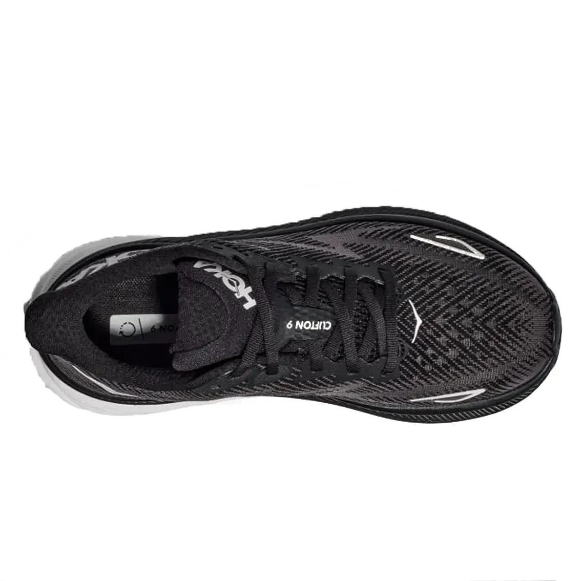 Mens Hoka Clifton 9 Running Shoes (Wide Fit) - Lightweight, Cushioned, Ultimate Comfort
