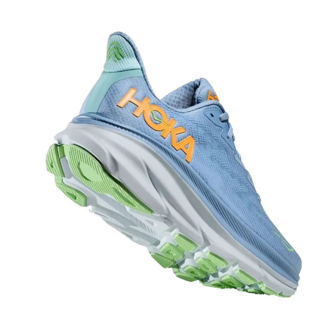 Mens Hoka Clifton 9 Running Shoes (Wide Fit) - Lightweight, Cushioned, Ultimate Comfort
