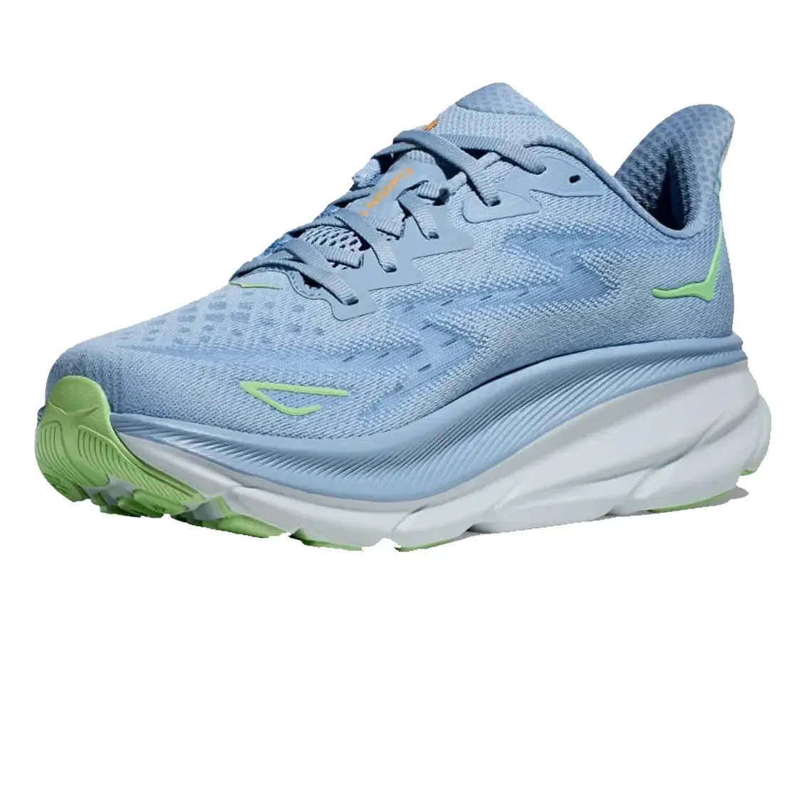 Mens Hoka Clifton 9 Running Shoes (Wide Fit) - Lightweight, Cushioned, Ultimate Comfort
