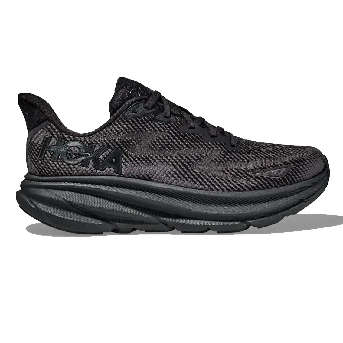 Mens Hoka Clifton 9 Running Shoes (Wide Fit) - Lightweight, Cushioned, Ultimate Comfort