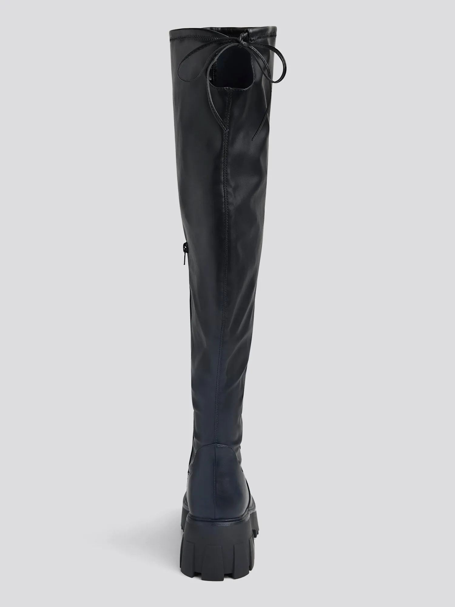Nadine Wide Calf Over-The-Knee Lug Sole Boots