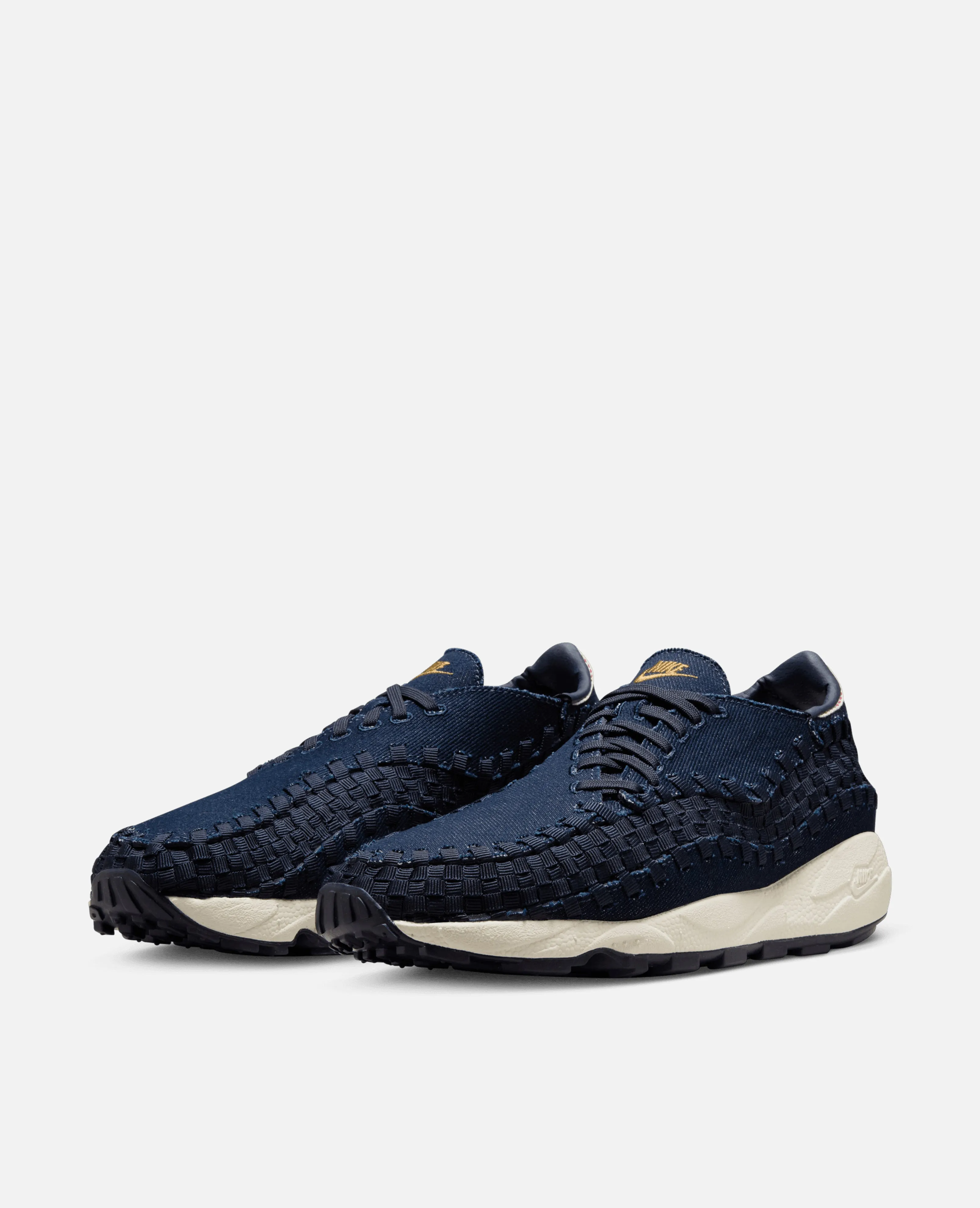 Nike WMNS Air Footscape Woven (Denim/Wheat Gold-Obsidian-Coconut Milk)