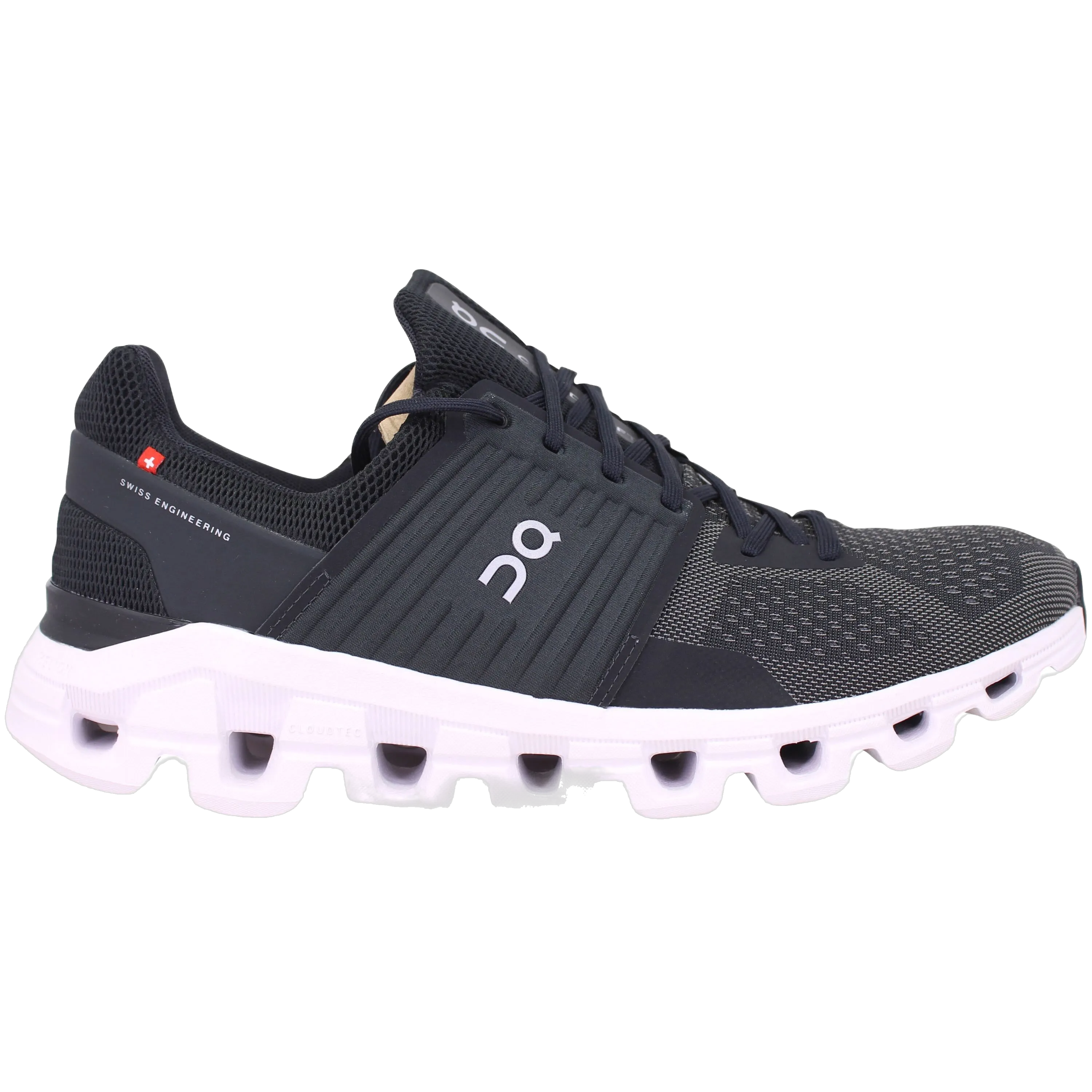 On Running Men's Cloudswift Shoes - Black / Rock / White