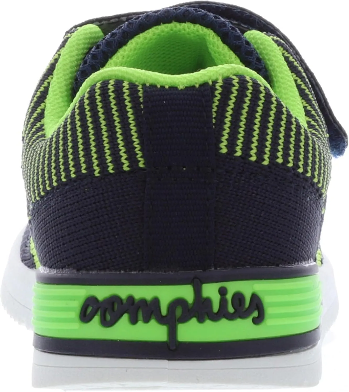 Oomphies Wynn Boys Athletic Sneakers  Breathable Knit Upper, Hook & Loop Closure, Cushioned Insole & Lightweight Design