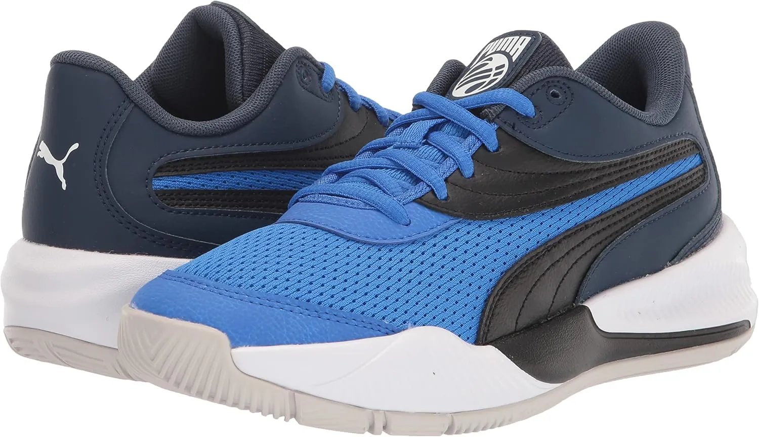 Puma Kids Boys Triple Basketball Sneakers Shoes - Blue