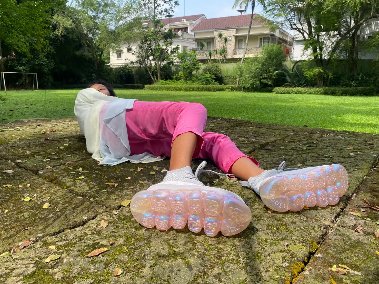 "Jewelry" High Shoes / AuroraPink Pinkgray
