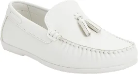 SIRRI Boys Tassel Loafers - Classic Moccasin Flat Shoes for Wedding, Communion & Casual Wear