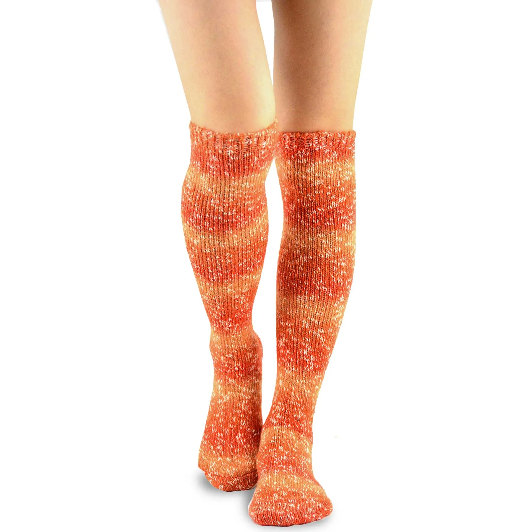 TeeHee Socks Women's Casual Acrylic Knee High Stripe 3-Pack (10840)