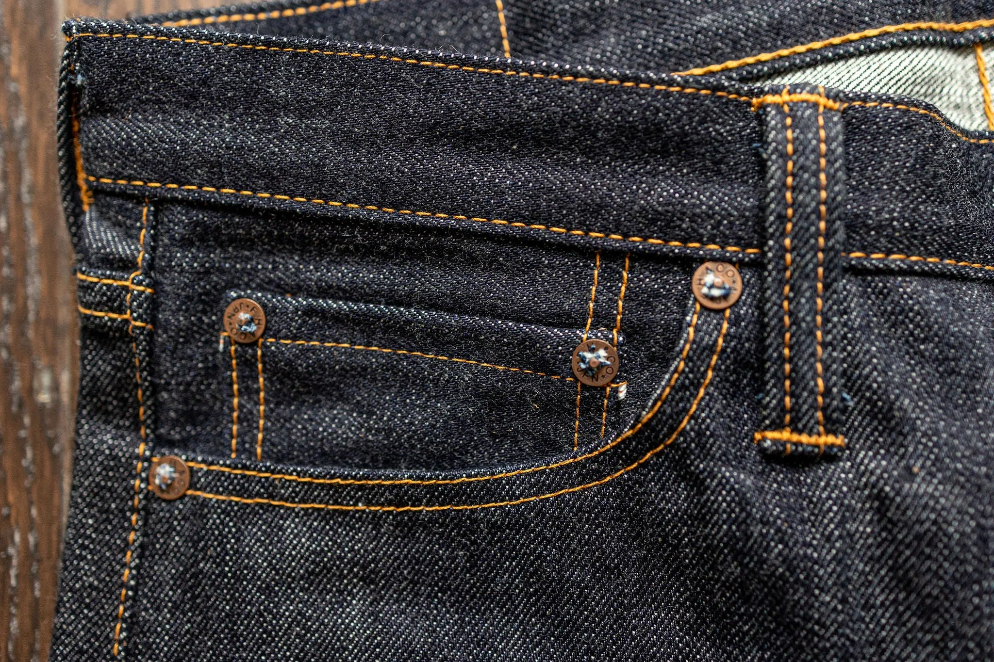 The Flat Head 3009 Slim Straight - 14.5oz Selvedge Denim (Unsanforized)