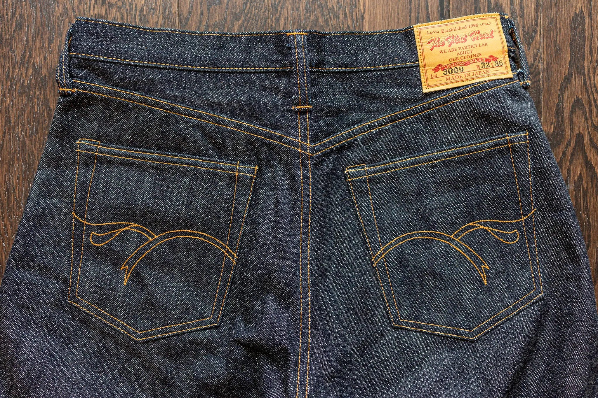 The Flat Head 3009 Slim Straight - 14.5oz Selvedge Denim (Unsanforized)