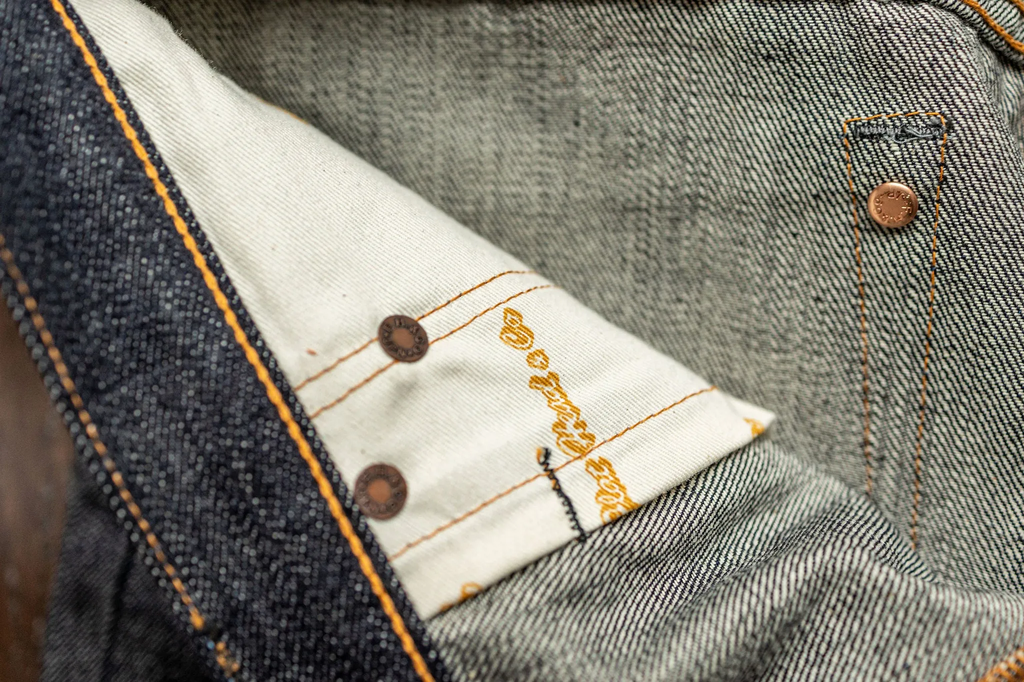 The Flat Head 3009 Slim Straight - 14.5oz Selvedge Denim (Unsanforized)